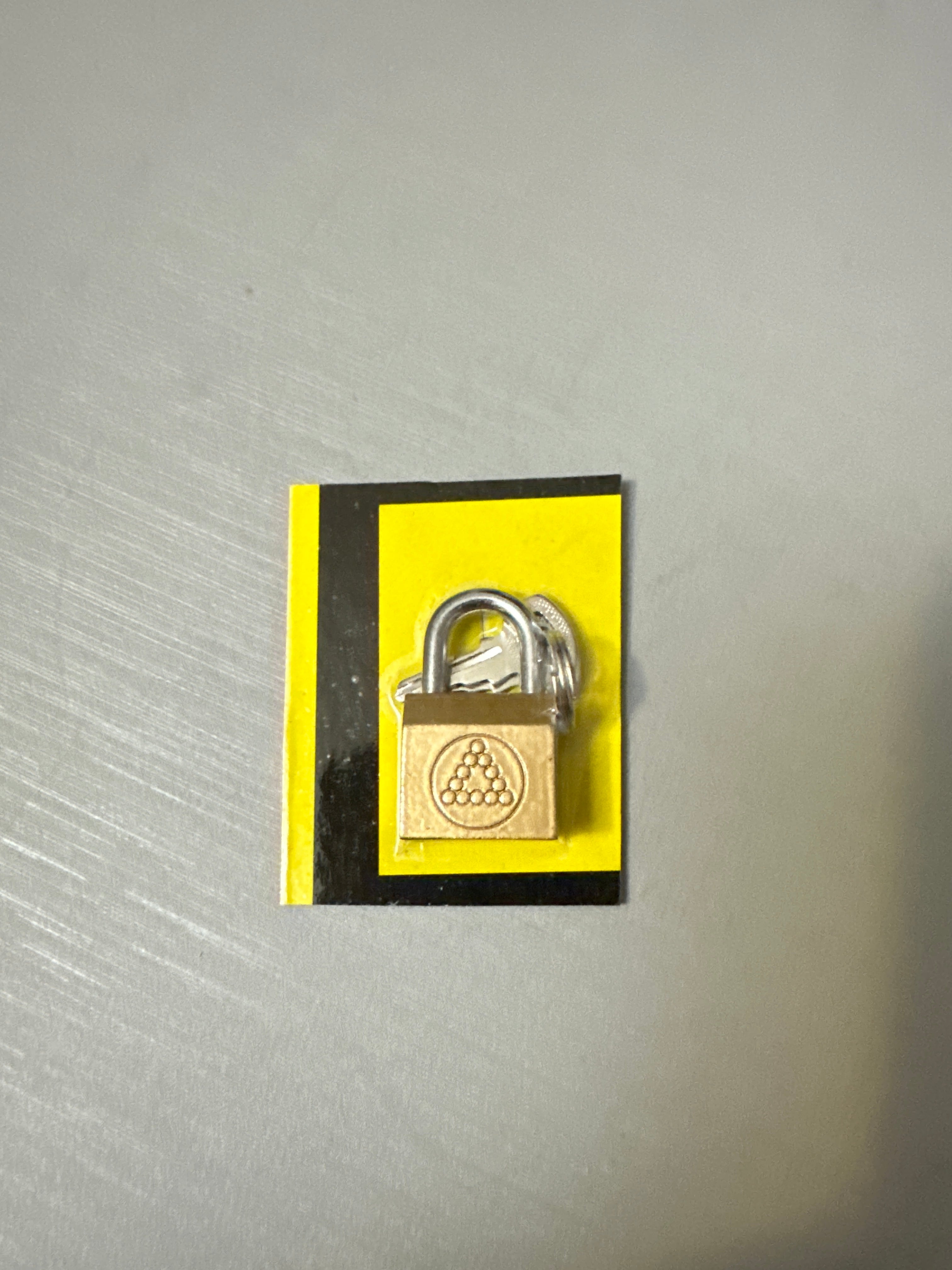 Mini Brass Padlock with 2 Keys