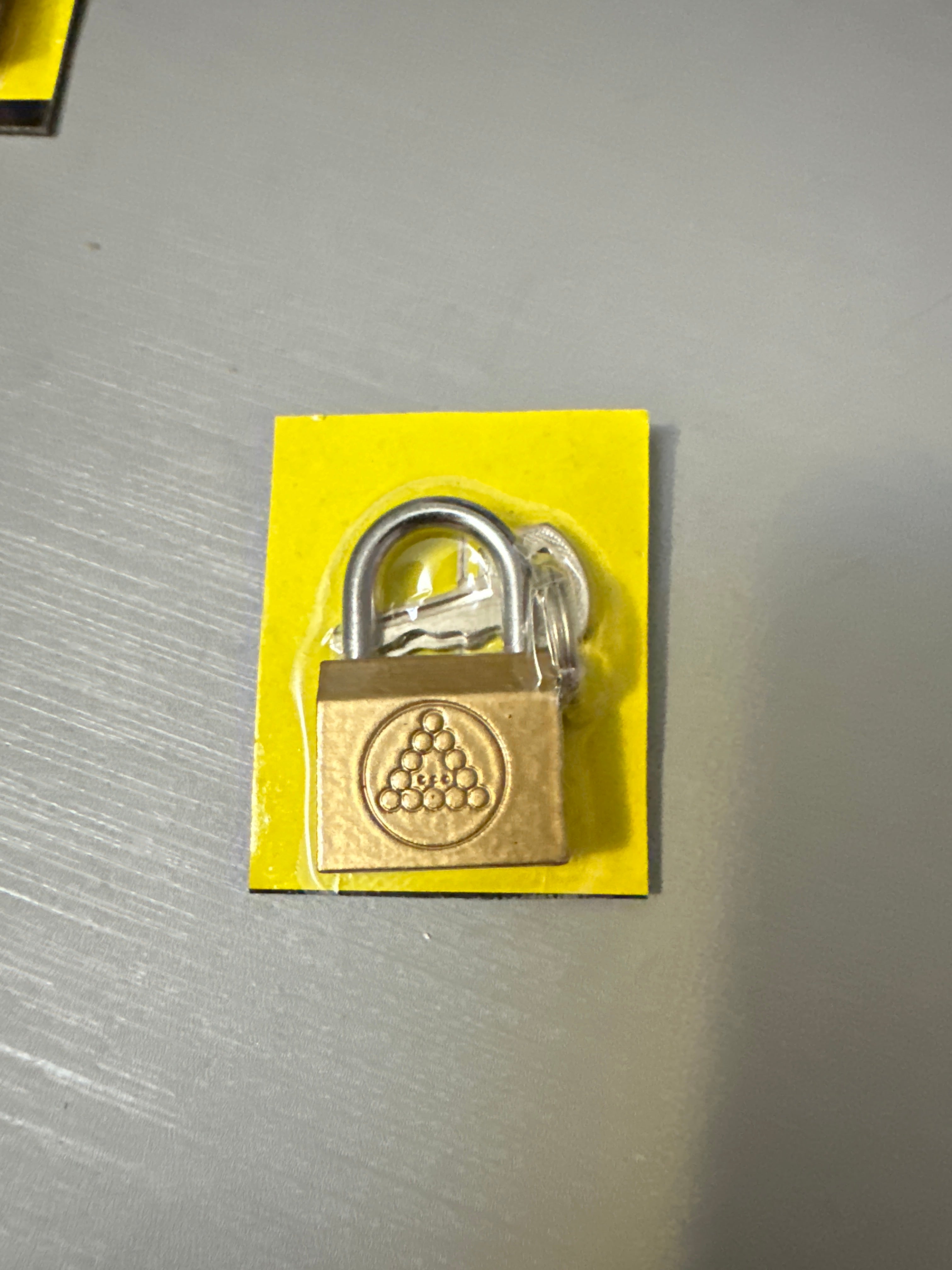 Mini Brass Padlock with 2 Keys