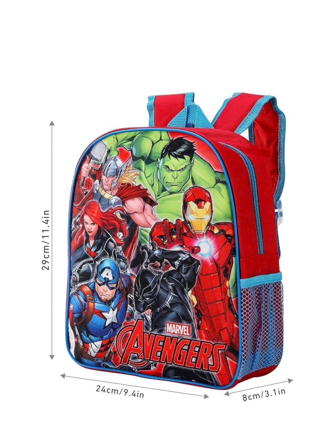 Avengers kids junior school backpack 3+ year boys