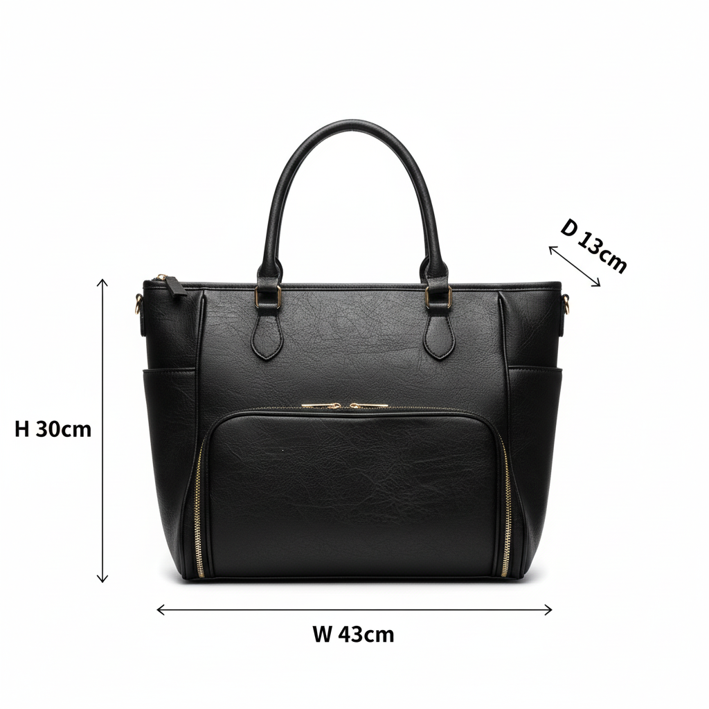 Multifunctional Shoulder Handbag with Adjustable Strap