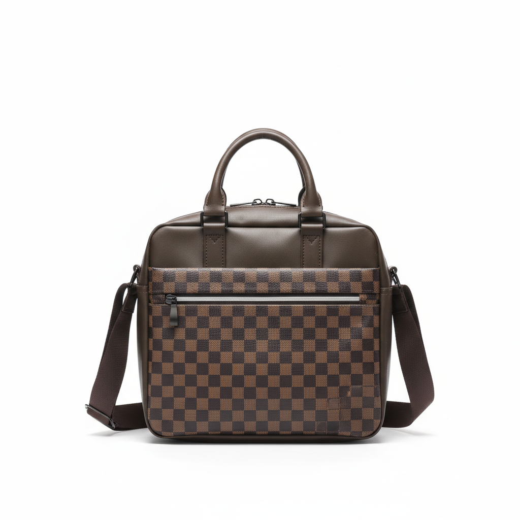 Men's Monogram Crossbody Messenger Bag