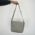 Unisex Monogram Crossbody Messenger Bag